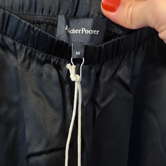 NWT Richer Poorer The Silk Satin Pants, Black, Medium - Picture 7 of 9